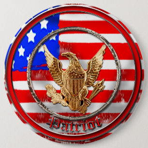 Patriot 6 Cm Round Badge