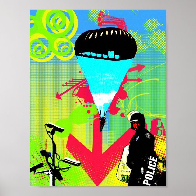 'Patriot Act' Canvas Poster (Front)