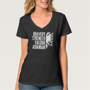 Patriot Albanian Nationals For An Albania Eagle Fl T-Shirt