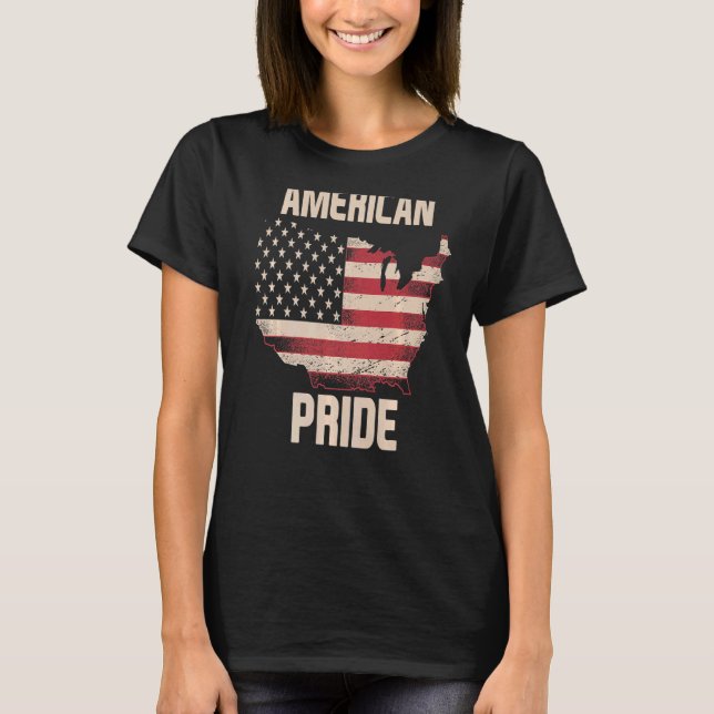 Patriot American Pride American Us Patriotic   T-Shirt (Front)