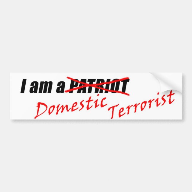 patriot bumper sticker (Front)