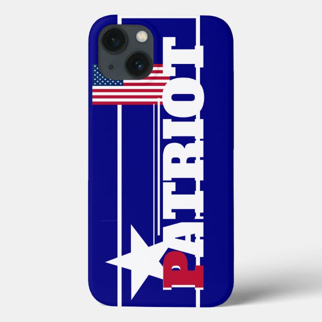 Patriot Bumper Sticker Car Magnet Case-Mate iPhone Case (Back)
