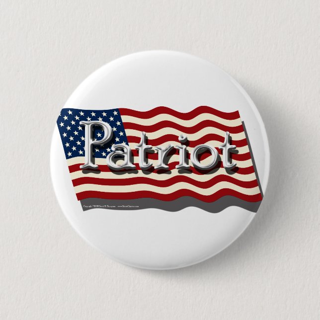 Patriot Button (Silver) (Front)