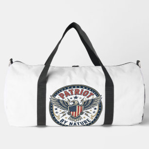 Patriot By Nature Patriotic Bold Patriotic Attitud Duffle Bag