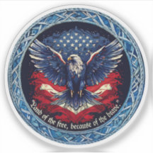 Patriot Custom-Cut Vinyl Sticker