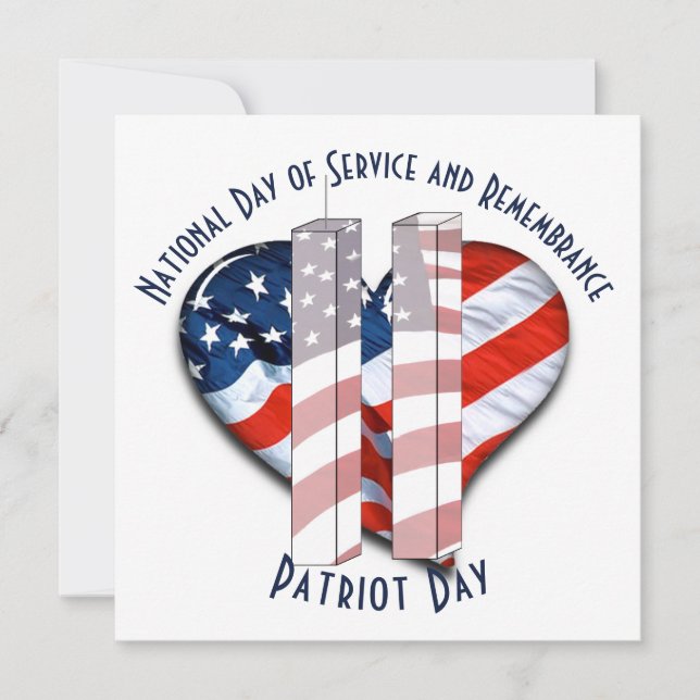 Patriot Day / Day of Remembrance Invitation (Front)