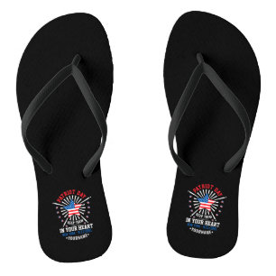 Patriot Day Never Forget September 11 2001 Flip Flops