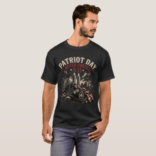 Patriot Day Never Forget Shirt, 9/11 25th Annivers T-Shirt