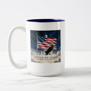 Patriot Day (Sept 11 Remembrance) Two-Tone Coffee Mug