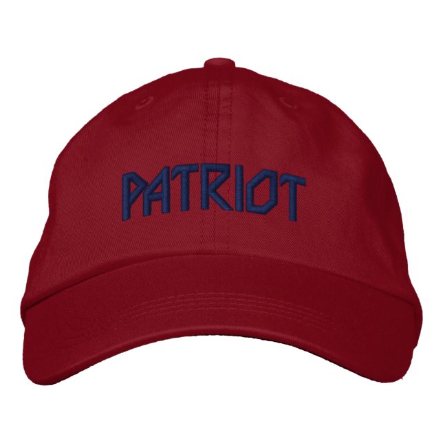 PATRIOT Embroidered Hat (Front)