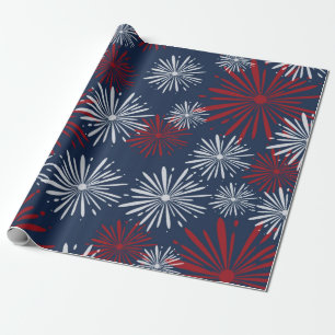 Patriot Fireworks Wrapping Paper