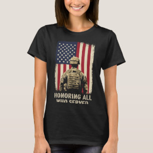 Patriot Flag Design Veterans Day Memorial 4th of T-Shirt