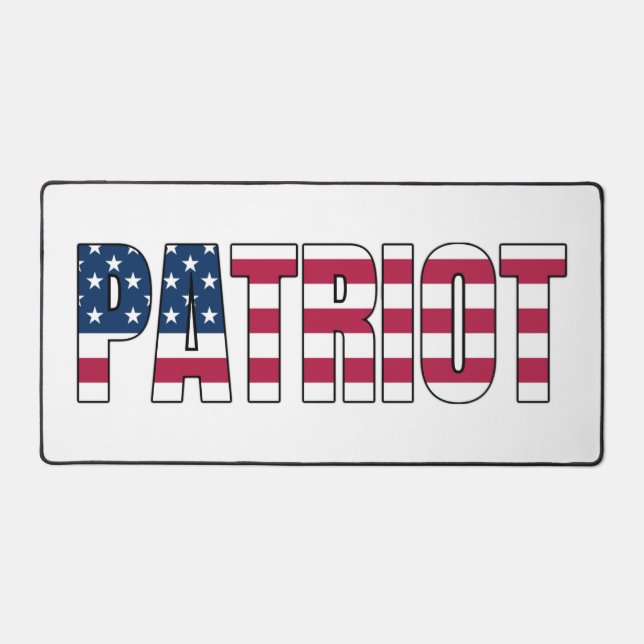Patriot Flag Desk Mat (Front)