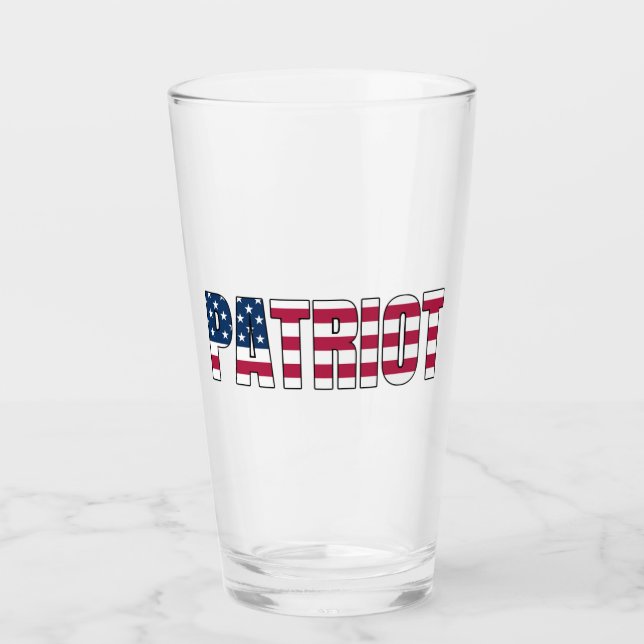 Patriot Flag Glass (Front)