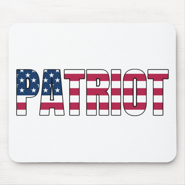 Patriot Flag Mouse Mat (Front)