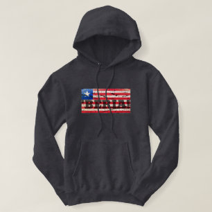 PATRIOT FLAG RED WHITE AND BLUE HOODIE