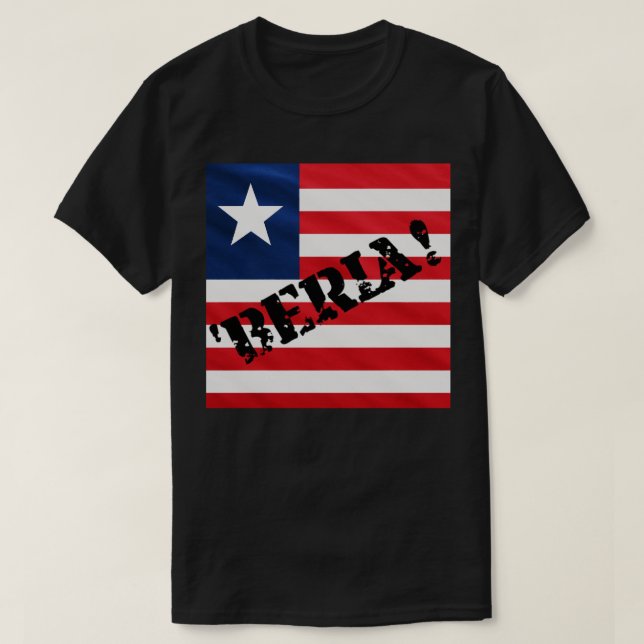 PATRIOT FLAG RED WHITE AND BLUE T-Shirt (Design Front)