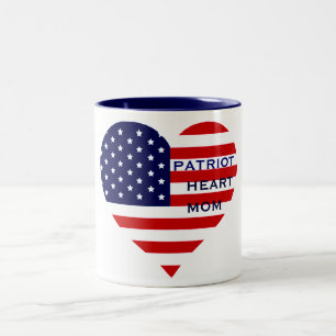 PATRIOT HEART MOM  Mug