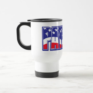 Patriot in the USA Flag Travel Mug