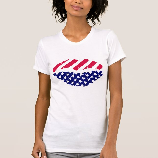 Patriot Lips T-Shirt (Front)