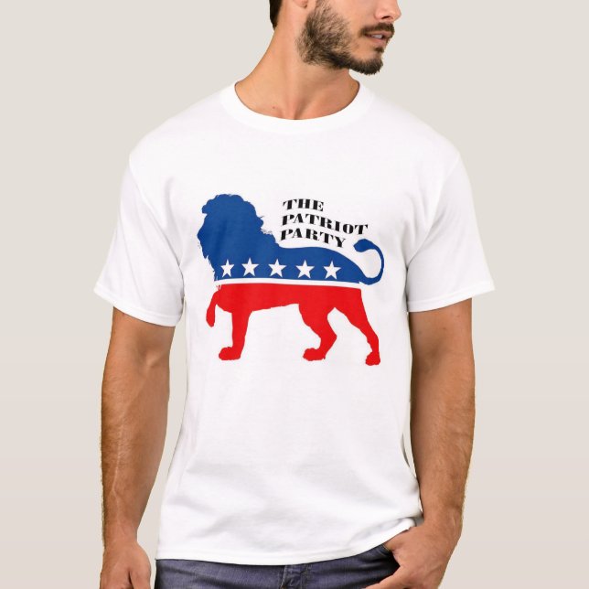Patriot Party Lion t-shirt (Front)