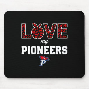Patriot Pioneers Logo Love My Team Hs  Mouse Mat