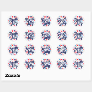 Patriot Pop! Classic Round Sticker