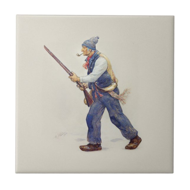 Patriot Quebec Rebellion 1837-1838 Henri Julien Tile (Front)