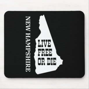 Patriot Quote New Hampshire Motto Souvenir State P Mouse Mat