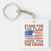 Patriot Stand For The Flag Kneel For The Cross