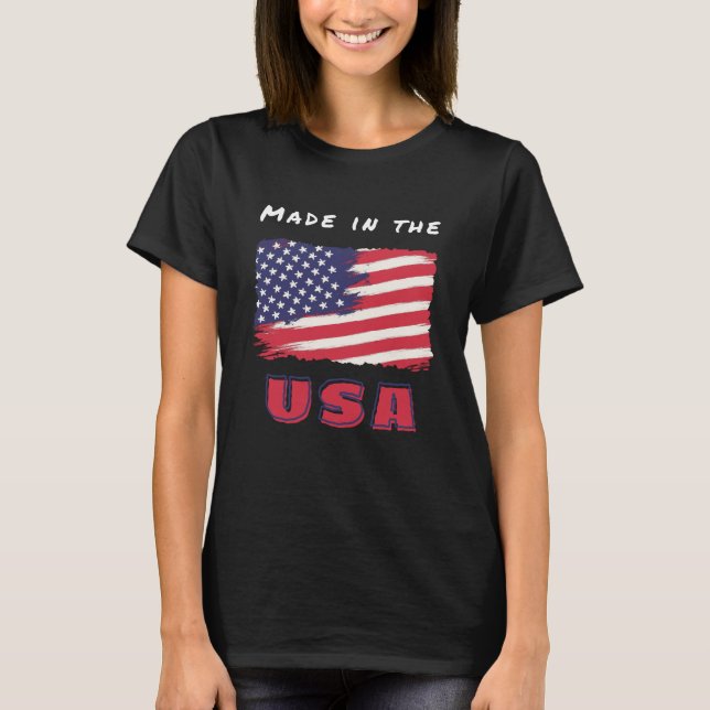 Patriot USA blk womens T-Shirt (Front)