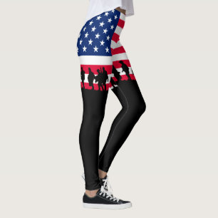 Patriot USA Soldiers flag Leggings