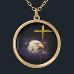 *~* Patriot Veteran Christian Eagle Cross AP16  Gold Plated Necklace<br><div class="desc">(Search AP16 for similar theme items) Feel free to transfer. JEWELRY WITH INTENTION (R) - Energetically Enhanced Jewellery (((((((( copy paste this link for my USA patriot collection https://bit.ly/3QsVQy0 )))))))))) You can edit , move resize the various elements of this design. Just go to Personalisation - > and find the...</div>