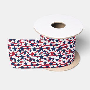 Patriotc Stars Satin Ribbon
