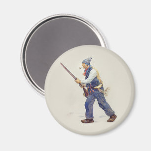 Patriote Québec Rébellion 1837-1838 Henri Julien Magnet