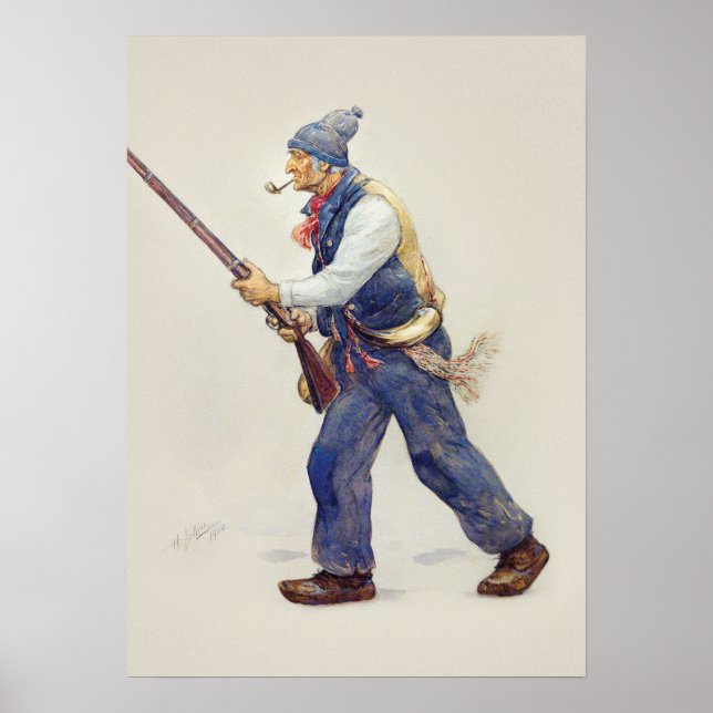 Patriote Québec Rébellion 1837-1838 Henri Julien Poster (Front)