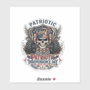 Patriotic 1776 Off Road Skull Monster Truck Heavy