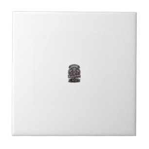 Patriotic 1776 Off Road Skull Monster Truck Heavy Tile