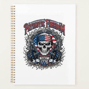 Patriotic 1776 Off Road Skull Monster Truck Planner