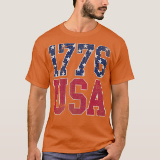 Patriotic 1776 USA America 4th of July Independenc T-Shirt