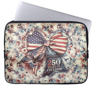 Patriotic 250 Year Birthday Laptop Sleeve