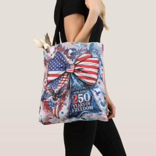 Patriotic 250 Year Birthday Tote Bag