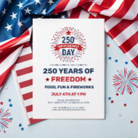 Patriotic 250 Years Freedom Celebration