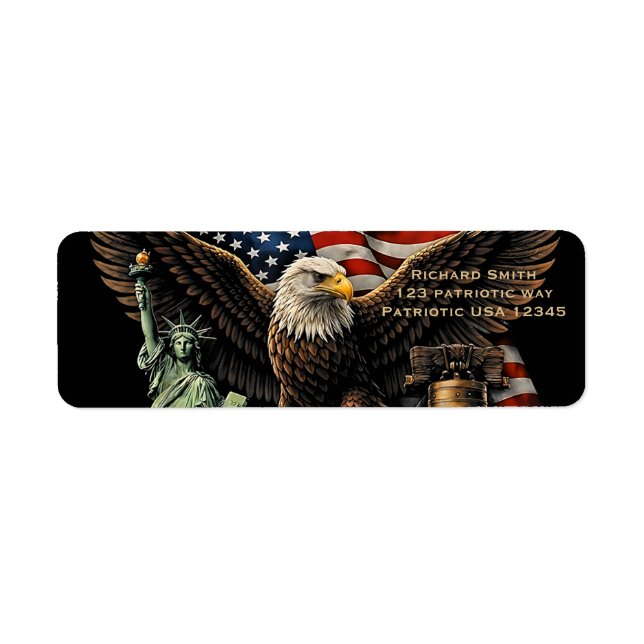 Patriotic 250th Anniversary Eagle Art  (Front)