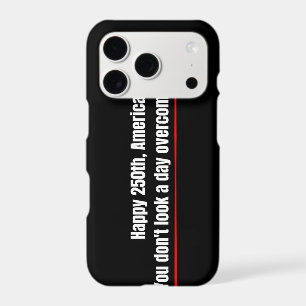 Patriotic 250th Funny iPhone Case Overcomplicated
