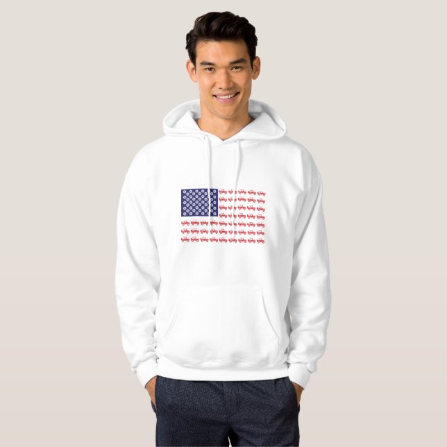 Patriotic 4-Wheeling Hoodie (Front Full)
