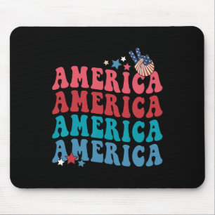 Patriotic 4th Fourth Of July Independence Day  Mouse Mat