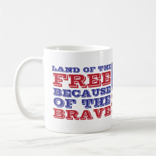 Patriotic 4th of July America Freedom Coffee Mug