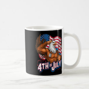 Patriotic 4th Of July Byld Eagle American Flag Ind Coffee Mug