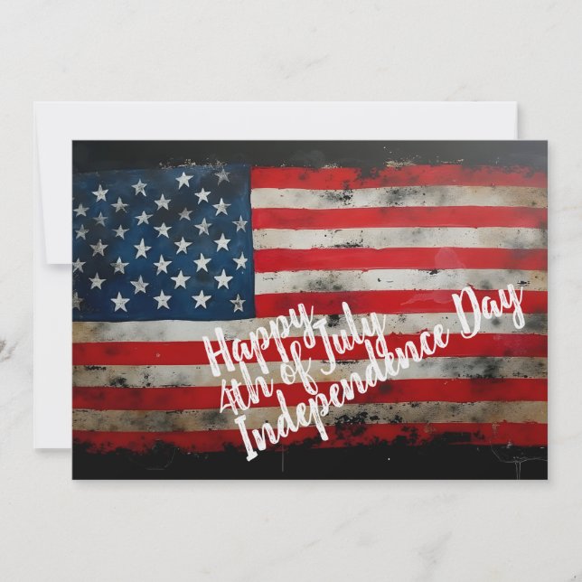 Patriotic 4th of July Independence Day Art (Front)